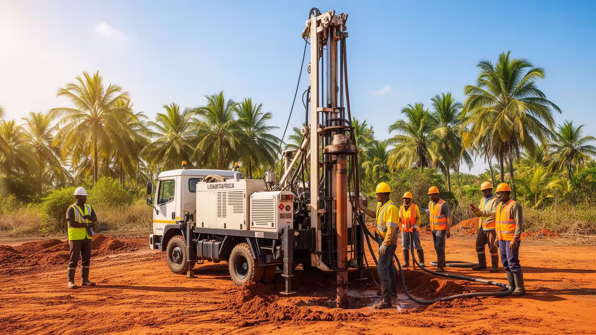 Machine de forage d'eau professionnel en Côte d'Ivoire - AQAHOM