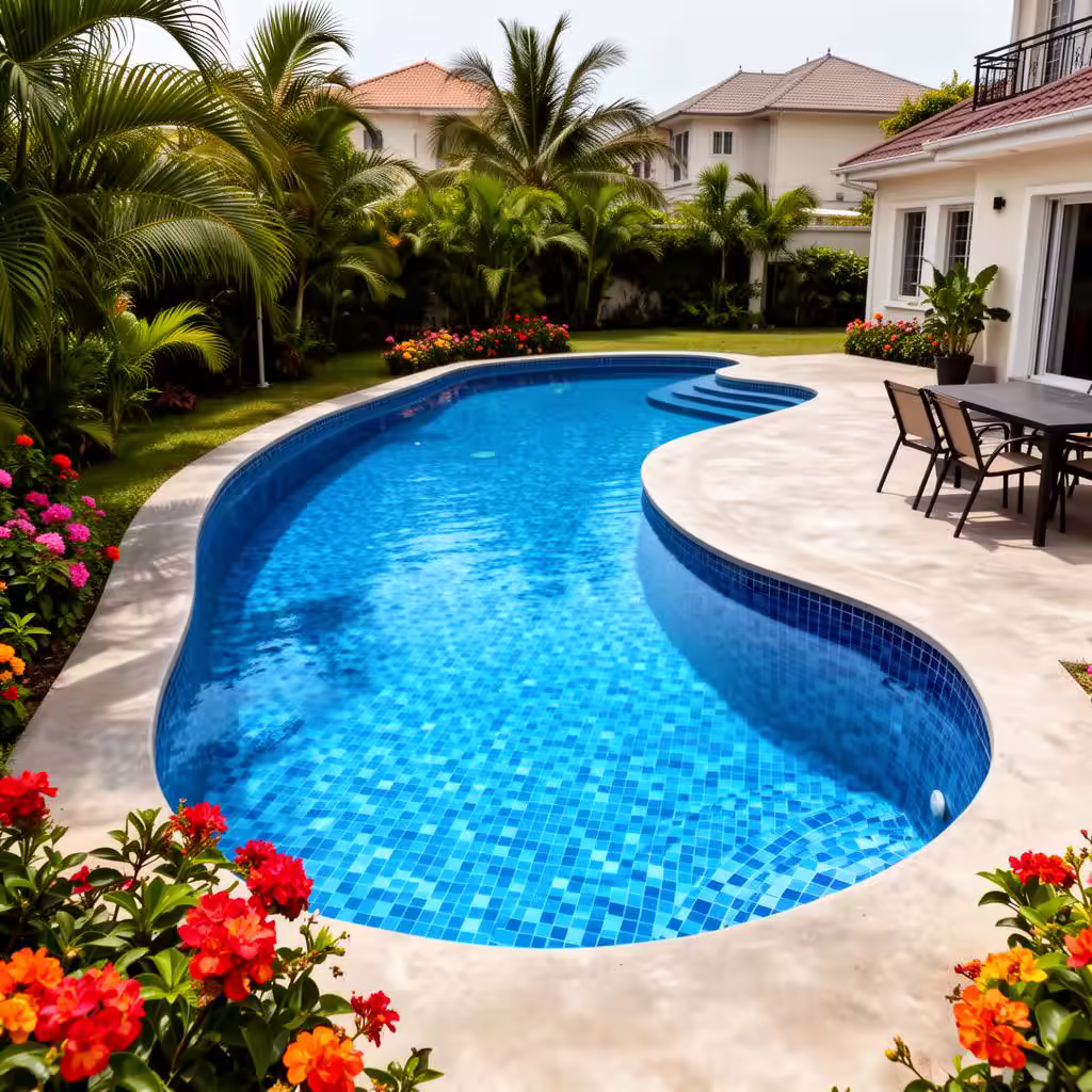 Bassin contemporain rénové - Plateau, Abidjan - AQAHOM